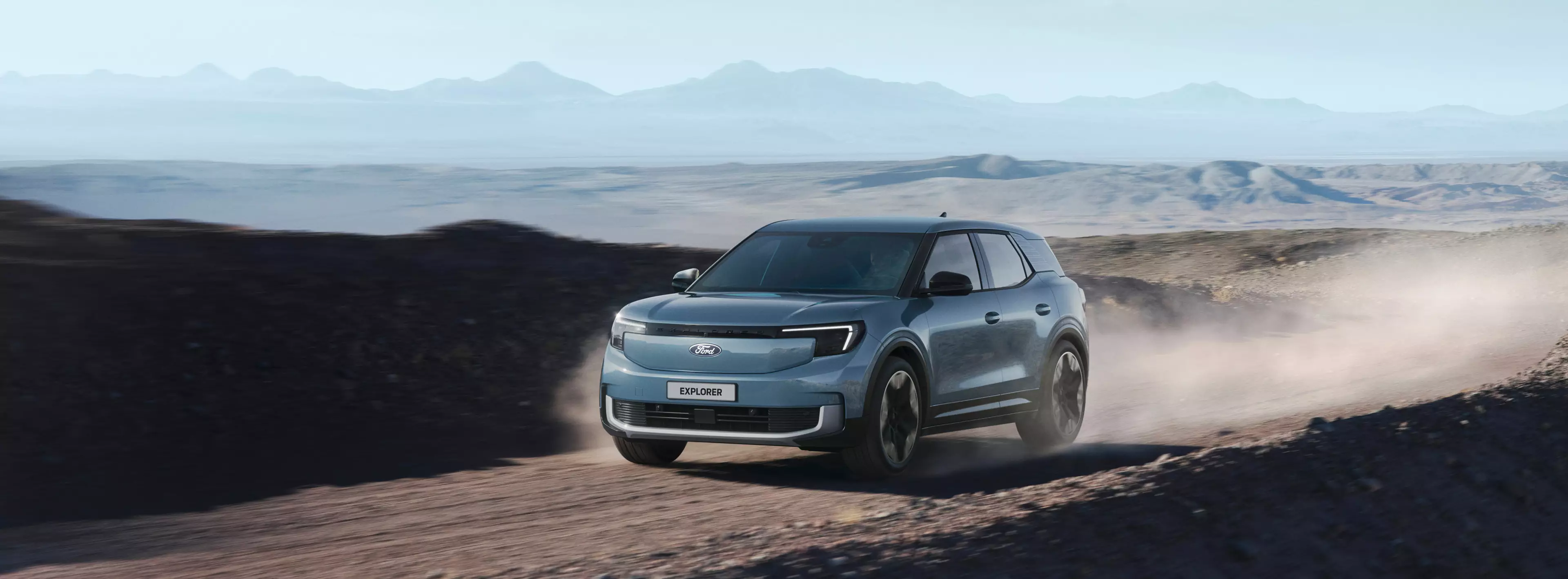 Elektrický Ford Explorer — oficiální modelová fotografie