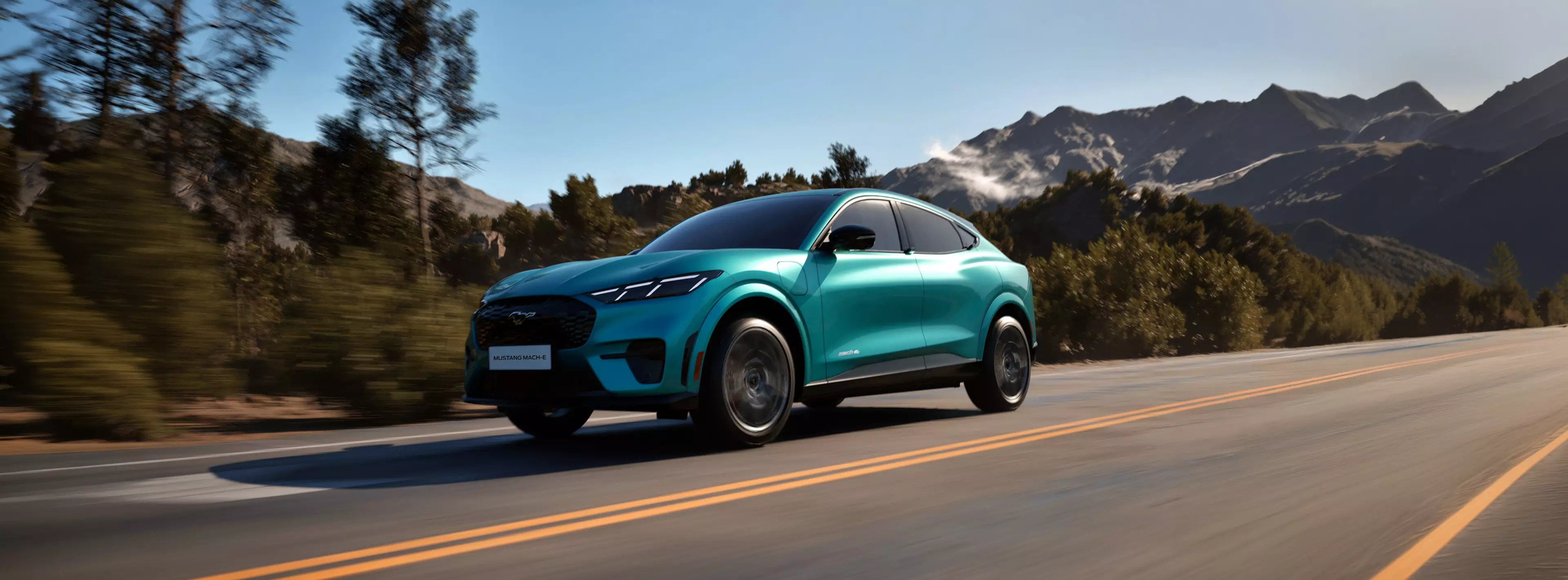 Ford mustang mach e — modelový vizuál výrobce